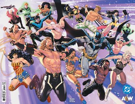 DC x AEW 1 Comic Foil Wraparound Variant DC Comics 2026