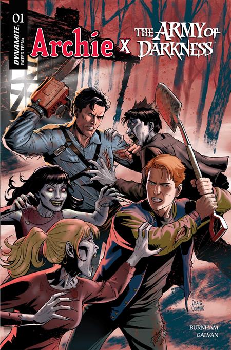 ARCHIE X ARMY OF DARKNESS #1 CVR D CRAIG CERMAK VAR DYNAMITE Entertainment Erik Burnham Bill Galvan Craig Cermak PREORDER