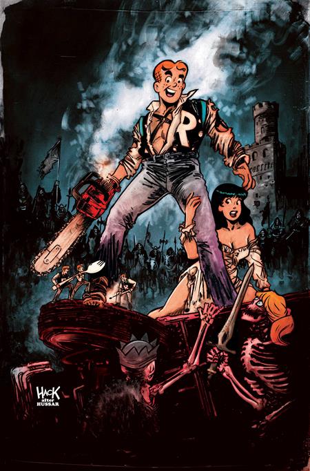 ARCHIE X ARMY OF DARKNESS #1 CVR I ROBERT HACK LTD VIRGIN VAR DYNAMITE Entertainment Erik Burnham Bill Galvan Robert Hack PREORDER