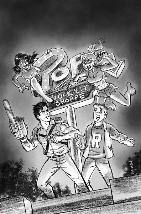 ARCHIE X ARMY OF DARKNESS #1 CVR L INC 1:20 BILL GALVAN PENCILS VIRGIN VAR DYNAMITE Entertainment Erik Burnham Bill Galvan Bill Galvan PREORDER