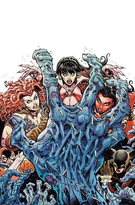 DIENAMITE BLOOD RED #5 CVR E INC 1:10 WILL ROBSON VIRGIN VAR DYNAMITE Entertainment Fred Van Lente Marco Finnegan Will Robson PREORDER