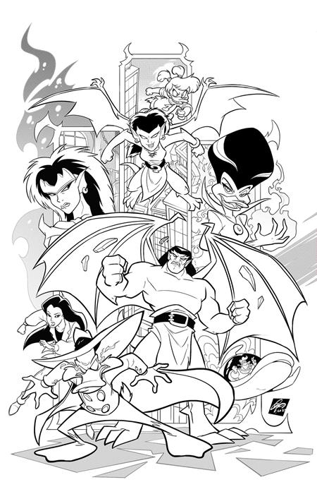 GARGOYLES DARKWING DUCK #2 CVR I INC 1:20 CIRO CANGIALOSI LINE ART VIRGIN VAR DYNAMITE Entertainment Greg Weisman, Tad Stones Ciro Cangialosi Ciro Cangialosi PREORDER