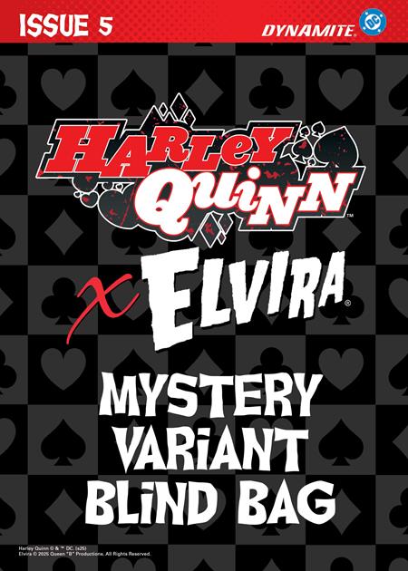 HARLEY QUINN X ELVIRA #5 CVR E BLIND BAG VAR DYNAMITE Entertainment Amanda Conner, Jimmy Palmiotti Juan Samu, Amanda Conner  PREORDER
