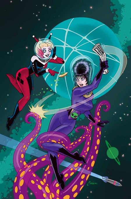 HARLEY QUINN X ELVIRA #5 CVR G AMANDA CONNER TENTACLES LTD VIRGIN VAR DYNAMITE Entertainment Amanda Conner, Jimmy Palmiotti Juan Samu, Amanda Conner Amanda Conner PREORDER