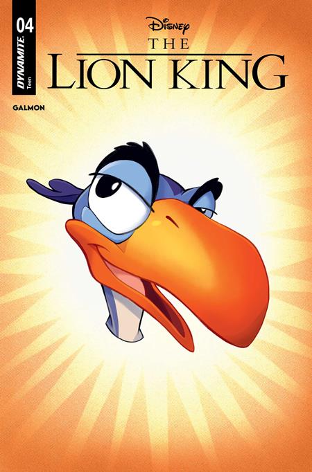 LION KING #4 CVR D CARTOON HEAD VAR DYNAMITE Entertainment Edwin Galmon Edwin Galmon Cartoon Head PREORDER