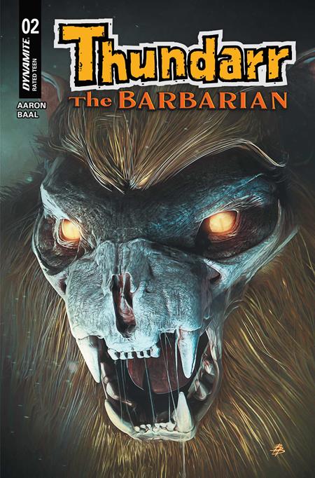 THUNDARR THE BARBARIAN #2 CVR C BJORN BARENDS VAR DYNAMITE Entertainment Jason Aaron Kewber Baal Bjorn Barends PREORDER
