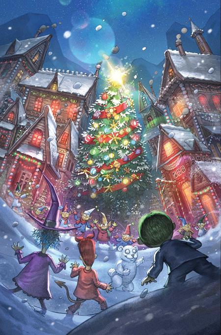 TIM BURTONS THE NIGHTMARE BEFORE CHRISTMAS THE SHIVER OF CHRISTMAS TOWN #2 CVR G INC 1:10 ALAN QUAH VIRGIN VAR DYNAMITE Entertainment Torunn Groenbekk  Edu Menna Alan Quah PREORDER