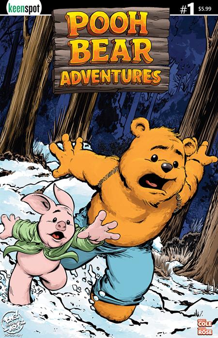 POOH BEAR ADVENTURES #1 CVR B TONE RODRIGUEZ (BAGGED WITH TRADING CARD) Ex Posse Holdings Matt Cole Tessa Rose Tone Rodriguez PREORDER