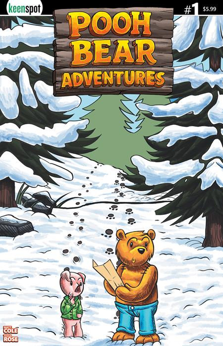 POOH BEAR ADVENTURES #1 CVR D JOSE CHIRINOS (BAGGED WITH TRADING CARD) Ex Posse Holdings Matt Cole Tessa Rose Jose Chirinos PREORDER