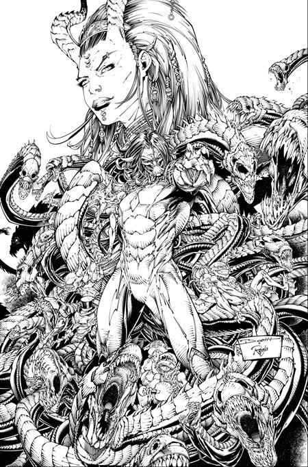 DARKNESS (2025) #3 CVR E INC 1:50 BRETT BOOTH & SAL REGLA B&W VAR Image Comics Marc Silvestri Raymond Gay, Arif Prianto Brett Booth, Sal Regla PREORDER