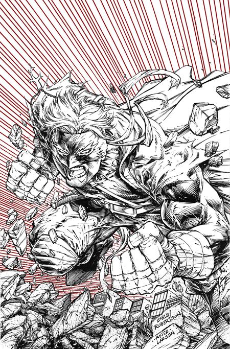 FINAL BOSS #4 CVR E INC 1:50 SHELBY ROBERTSON B&W VAR (MR) Image Comics Tyler Kirkham Tyler Kirkham, David Miller, Ifan Noor Shelby Robertson PREORDER