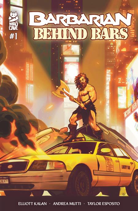 BARBARIAN BEHIND BARS #1 (OF 5) CVR A FRANCESCO TOMASELLI Mad Cave Studios Elliott Kalan Andrea Mutti Francesco Tomaselli PREORDER