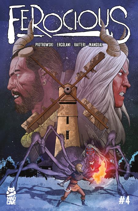 FEROCIOUS #4 (OF 5) Mad Cave Studios Luke Piotrowski Emanuele Ercolani Andy Clarke, Jose Villarubia PREORDER
