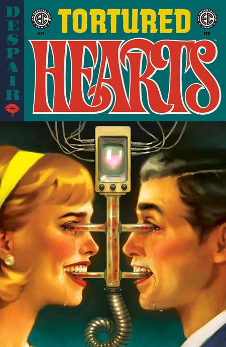 EC TORTURED HEARTS #1 (ONE SHOT) CVR B MIGUEL MERCADO VAR Oni Press Jordie Bellaire, Tini Howard, Blake Howard, Ann Nocenti Sebastian Cabrol, Fabiana Mascolo, Dan McDaid, Arjuna Susini Miguel Mercado PREORDER