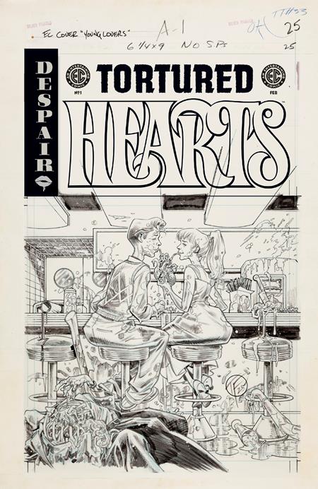 Tortured Hearts 1 Comic Dustin Weaver Incentive Sketch Variant (1:20) Oni Press 2026