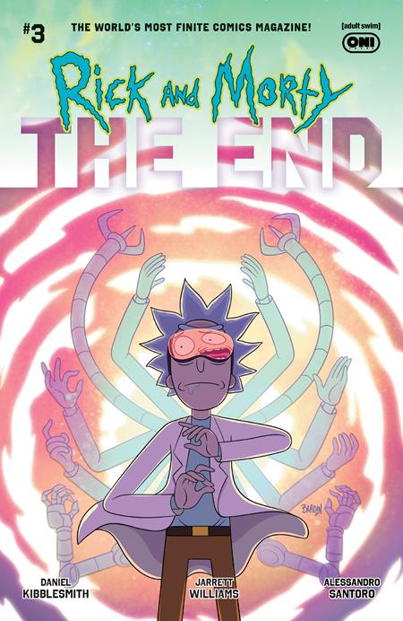 RICK AND MORTY THE END #3 (OF 6) CVR A DAVE BARDIN Oni Press Daniel Kibblesmith Jarrett Williams Dave Bardin PREORDER