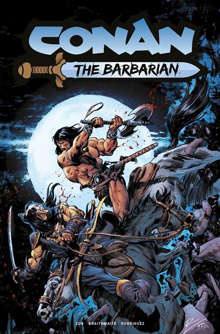 CONAN THE BARBARIAN #29 CVR A ROBERTO DE LA TORRE VAR (MR) Titan Comics Jim Zub Doug Braithwaite Roberto De La Torre PREORDER