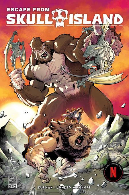 ESCAPE FROM SKULL ISLAND #2 (OF 4) CVR C EDUARDO MELLO VAR Titan Comics Simon Furman Christopher Jones Eduardo Mello PREORDER