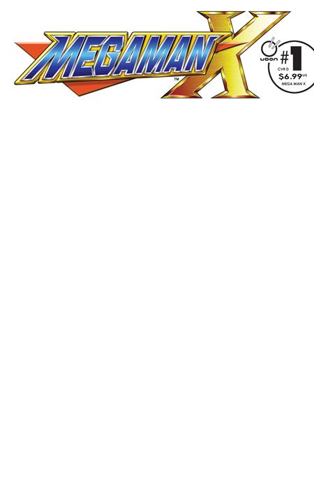 MEGA MAN X #1 (OF 5) CVR D BLANK SKETCH VAR UDON Entertainment Daniel Arseneault Hanzo Steinbach Blank Sketch PREORDER