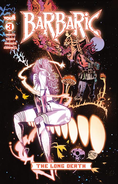 BARBARIC THE LONG DEATH #3 (OF 3) CVR D INC 1:25 MAHFOOD VAR Vault Comics Michael Moreci Nathan Gooden Jim Mahfood PREORDER
