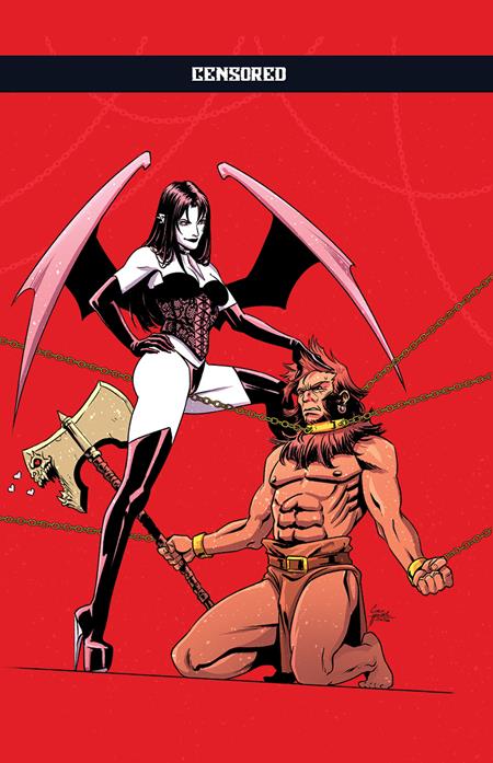 BARBARIC THE LONG DEATH #3 (OF 3) CVR E CORIN HOWELL LILITH CROSSOVER BLACK BAG VAR Vault Comics Michael Moreci Nathan Gooden Corin Howell PREORDER