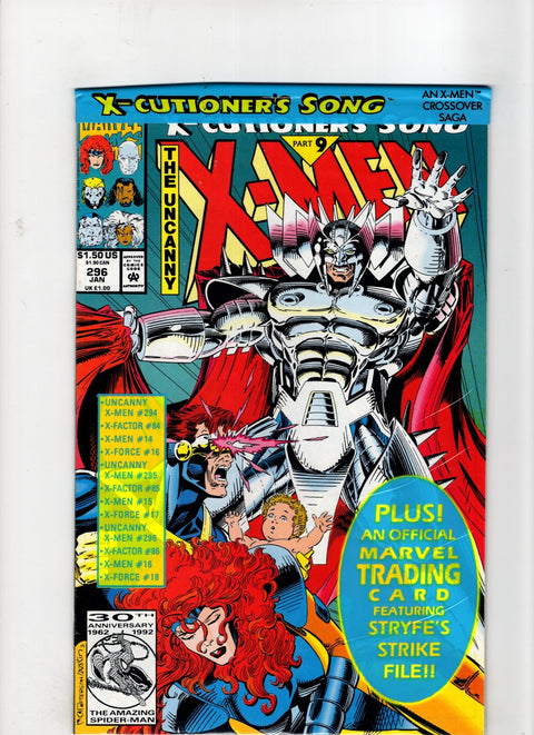 Uncanny X-Men, Vol. 1 #296 (1992)      Buy & Sell Comics Online Comic Shop Toronto Canada