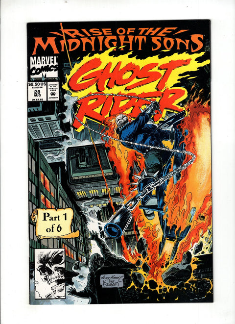 Ghost Rider, Vol. 2 #28 (1992) 1st Midnight Sons   1st Midnight Sons  Buy & Sell Comics Online Comic Shop Toronto Canada