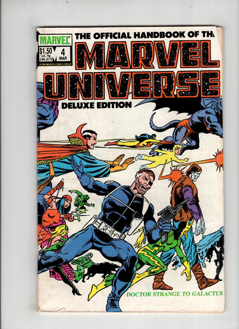 Official Handbook of the Marvel Universe: Deluxe Edition (Vol. 2) #4 (1985)      Buy & Sell Comics Online Comic Shop Toronto Canada