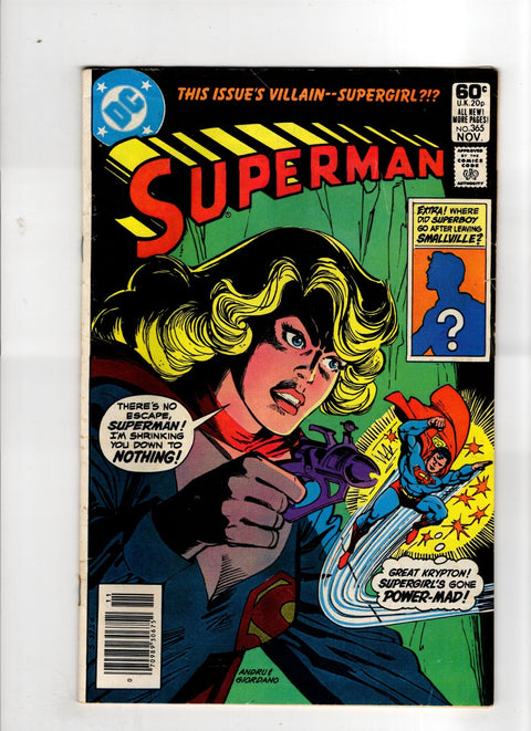 Superman, Vol. 1 #365 (1981) Newsstand Edition   Newsstand Edition  Buy & Sell Comics Online Comic Shop Toronto Canada