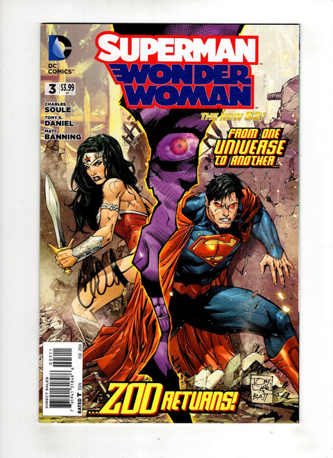 Superman / Wonder Woman #3 (Cvr A) (2013) Signed A Signed  Buy & Sell Comics Online Comic Shop Toronto Canada