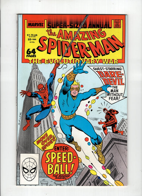 The Amazing Spider-Man, Vol. 1 Annual #22 (1988) 1st Speedball   1st Speedball  Buy & Sell Comics Online Comic Shop Toronto Canada