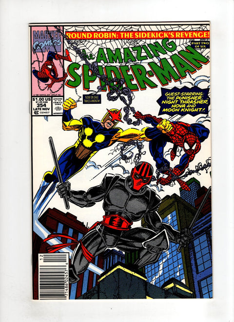 The Amazing Spider-Man, Vol. 1 #354 (Cvr B) (1991) Newsstand Edition B Newsstand Edition  Buy & Sell Comics Online Comic Shop Toronto Canada