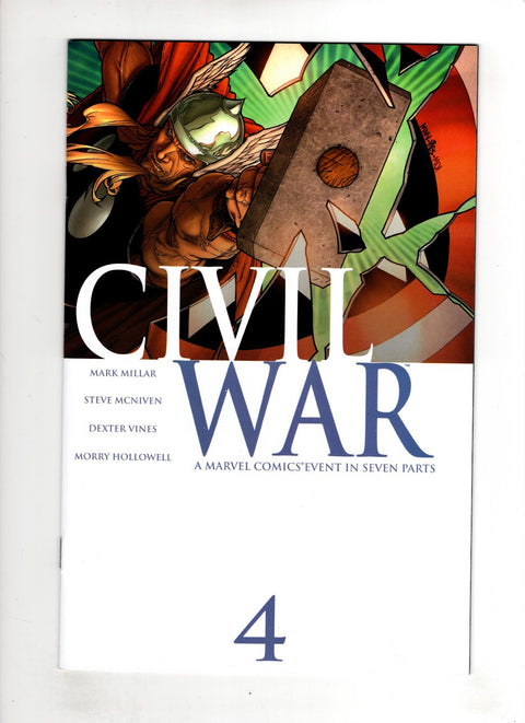 Civil War, Vol. 1 #4 (Cvr A) (2006) Steve McNiven A Steve McNiven  Buy & Sell Comics Online Comic Shop Toronto Canada
