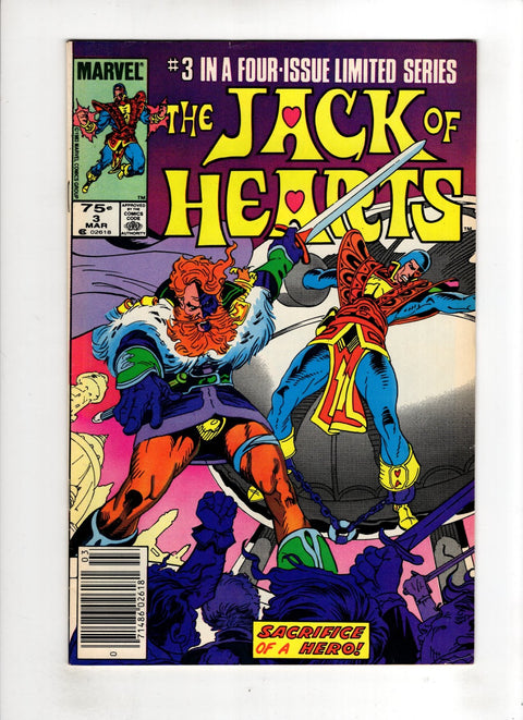 Jack of Hearts #3 (Cvr C) (1984) Canadian Price Variant C Canadian Price Variant  Buy & Sell Comics Online Comic Shop Toronto Canada