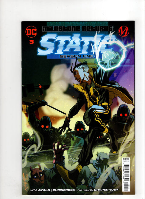Static: Season One #3 (Cvr A) (2021) Khary Randolph Card Stock Cover  A Khary Randolph Card Stock Cover  Buy & Sell Comics Online Comic Shop Toronto Canada