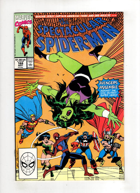 The Spectacular Spider-Man, Vol. 1 #168 (1990)     Buy & Sell Comics Online Comic Shop Toronto Canada