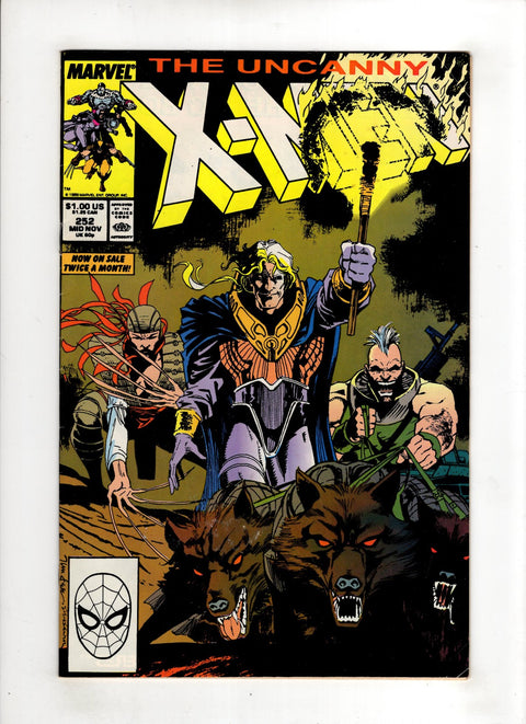 Uncanny X-Men, Vol. 1 #252 (1989)     Buy & Sell Comics Online Comic Shop Toronto Canada