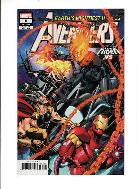 The Avengers, Vol. 8 #8 (Cvr B) (2018) Mike McKone Cosmic Ghost Rider VS Variant  B Mike McKone Cosmic Ghost Rider VS Variant  Buy & Sell Comics Online Comic Shop Toronto Canada