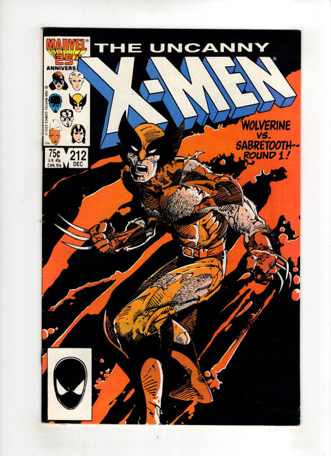 Uncanny X-Men, Vol. 1 #212 (1986)     Buy & Sell Comics Online Comic Shop Toronto Canada