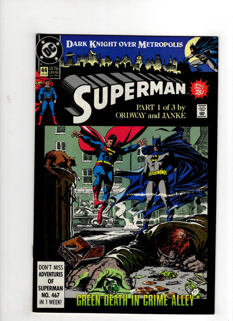 Superman, Vol. 2 #44 (1990)      Buy & Sell Comics Online Comic Shop Toronto Canada