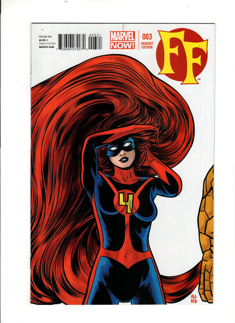 FF, Vol. 2 #3 (Cvr B) (2013) Michael Allred Connecting Variant  B Michael Allred Connecting Variant  Buy & Sell Comics Online Comic Shop Toronto Canada