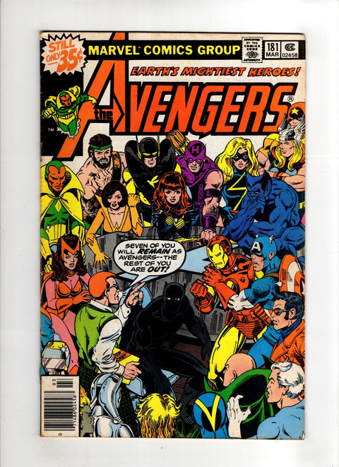 The Avengers, Vol. 1 #181 (1978)     Buy & Sell Comics Online Comic Shop Toronto Canada