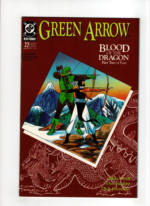 Green Arrow, Vol. 2 #22 (1989)     Buy & Sell Comics Online Comic Shop Toronto Canada