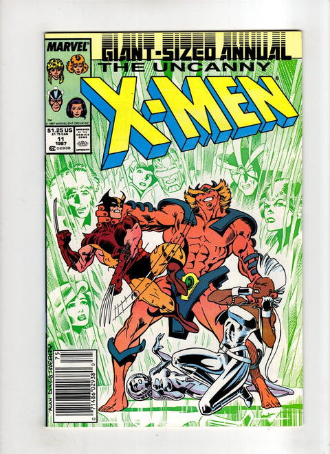 Uncanny X-Men, Vol. 1 Annual #11 (1987) Newsstand Edition  Newsstand Edition  Buy & Sell Comics Online Comic Shop Toronto Canada