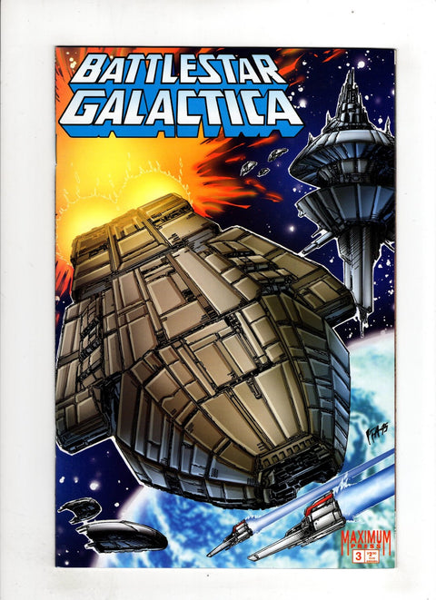 Battlestar Galactica, Vol. 1 (Maximum Press) #3 (1995)     Buy & Sell Comics Online Comic Shop Toronto Canada