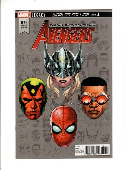 Avengers, Vol. 7 #672 (Cvr E) (2017) Incentive Mike McKone Legacy Headshot Variant  E Incentive Mike McKone Legacy Headshot Variant  Buy & Sell Comics Online Comic Shop Toronto Canada