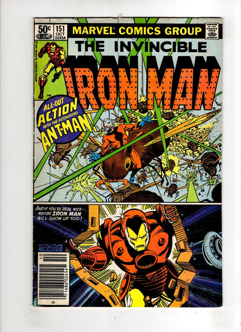 Iron Man, Vol. 1 #151 (1981) Newsstand Edition  Newsstand Edition  Buy & Sell Comics Online Comic Shop Toronto Canada