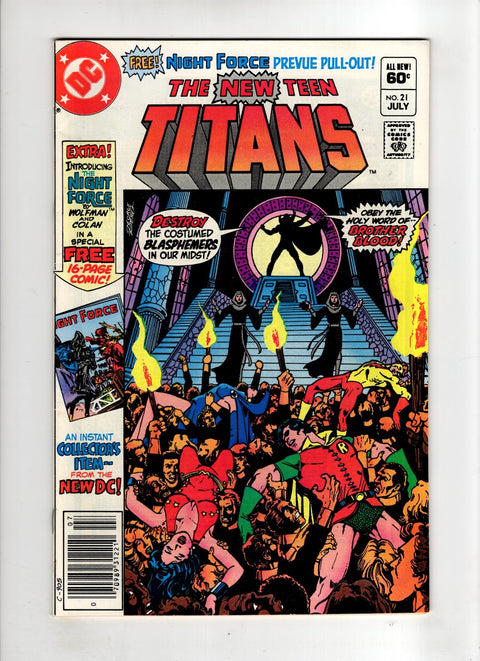 The New Teen Titans, Vol. 1 #21 (1982) Newsstand Edition  Newsstand Edition  Buy & Sell Comics Online Comic Shop Toronto Canada