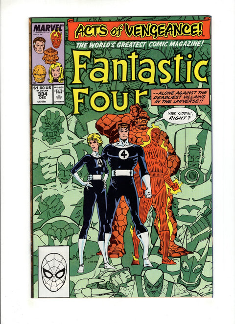 Fantastic Four, Vol. 1 #334 (1989)      Buy & Sell Comics Online Comic Shop Toronto Canada