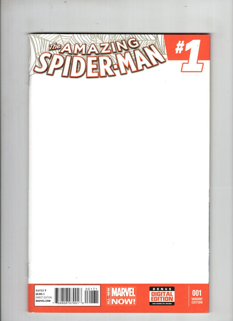 The Amazing Spider-Man, Vol. 3 #1 (Cvr F) (2014) Blank Variant  F Blank Variant  Buy & Sell Comics Online Comic Shop Toronto Canada